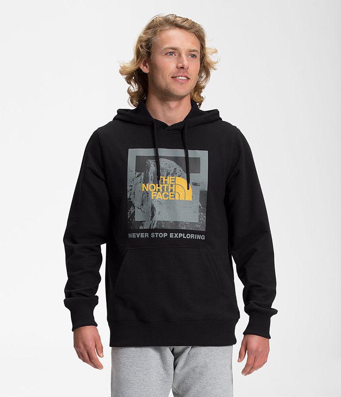 The North Face Hoodie Recycled Climb Graphic Black - Mens - Thailand YQNRJ-9625